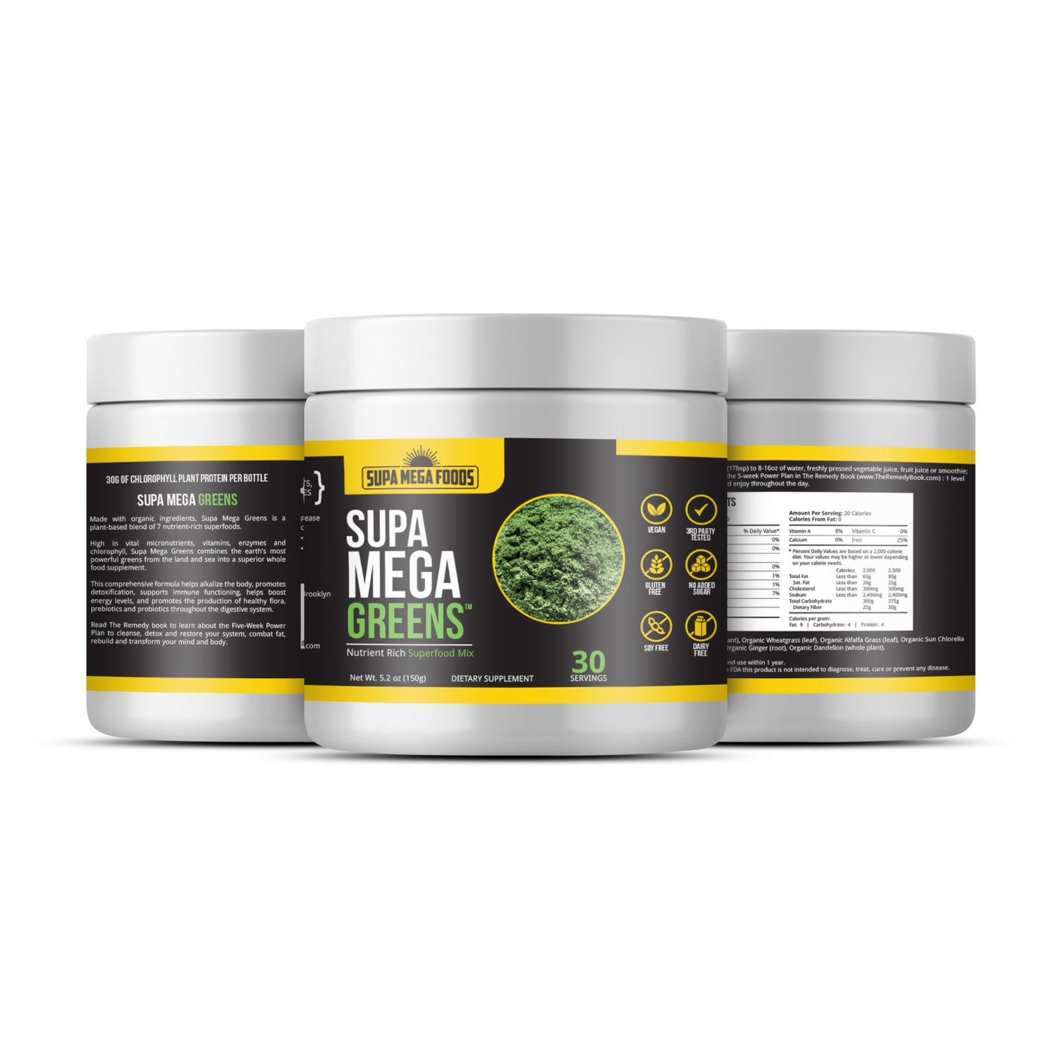 Supa Mega Greens | 30 Servings – Supa Mega Foods